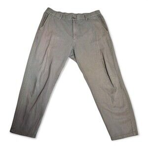 Zara Olive Relaxed Tapered‎ Trousers - Size XL